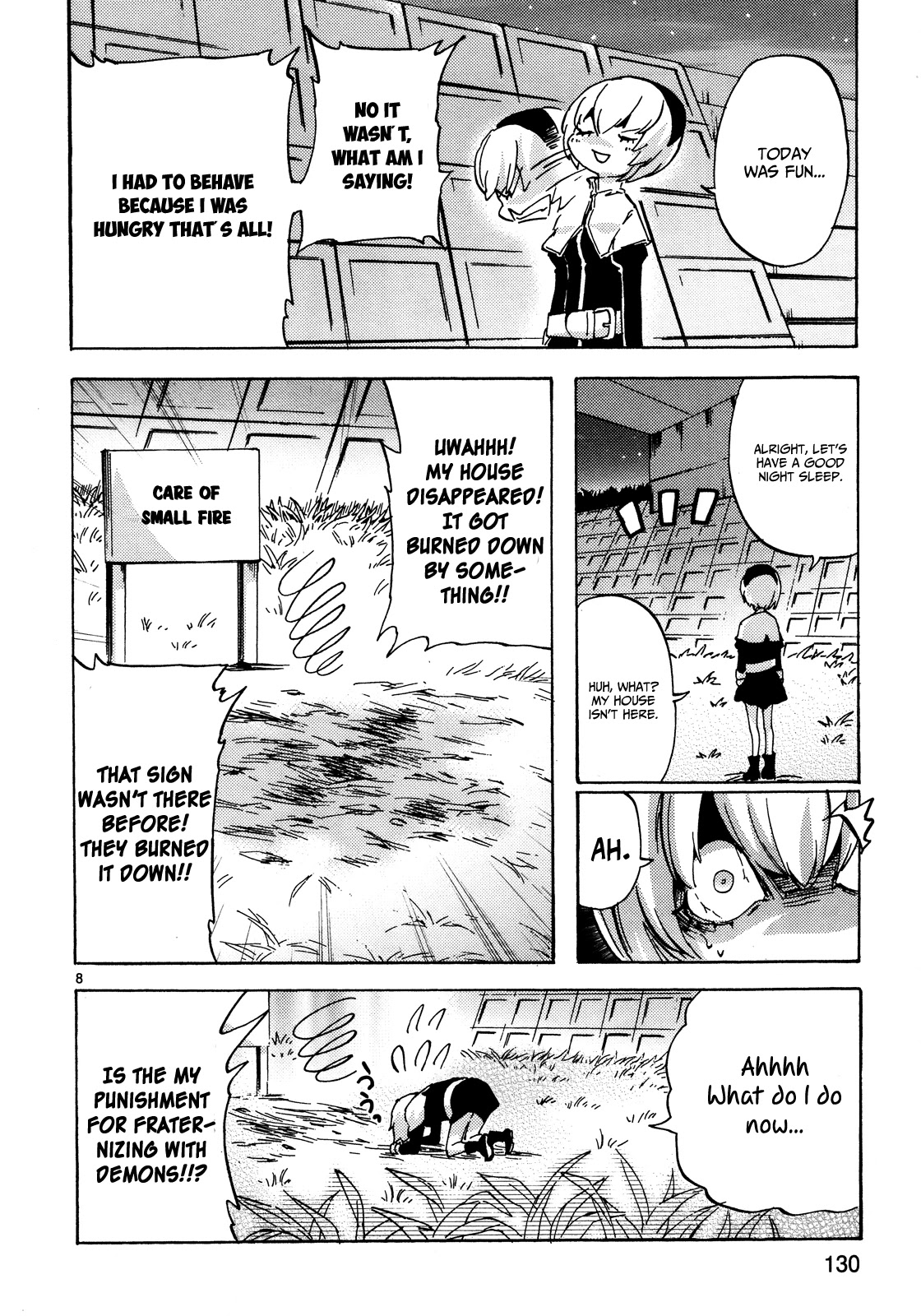 Jashin-chan Dropkick Chapter 25 page 9 - Chapter 25: Strawberry Hunters
