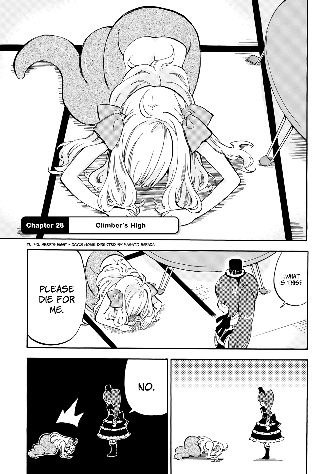 Jashin-chan Dropkick Chapter 28 page 1 - Chapter 28: Climber's High