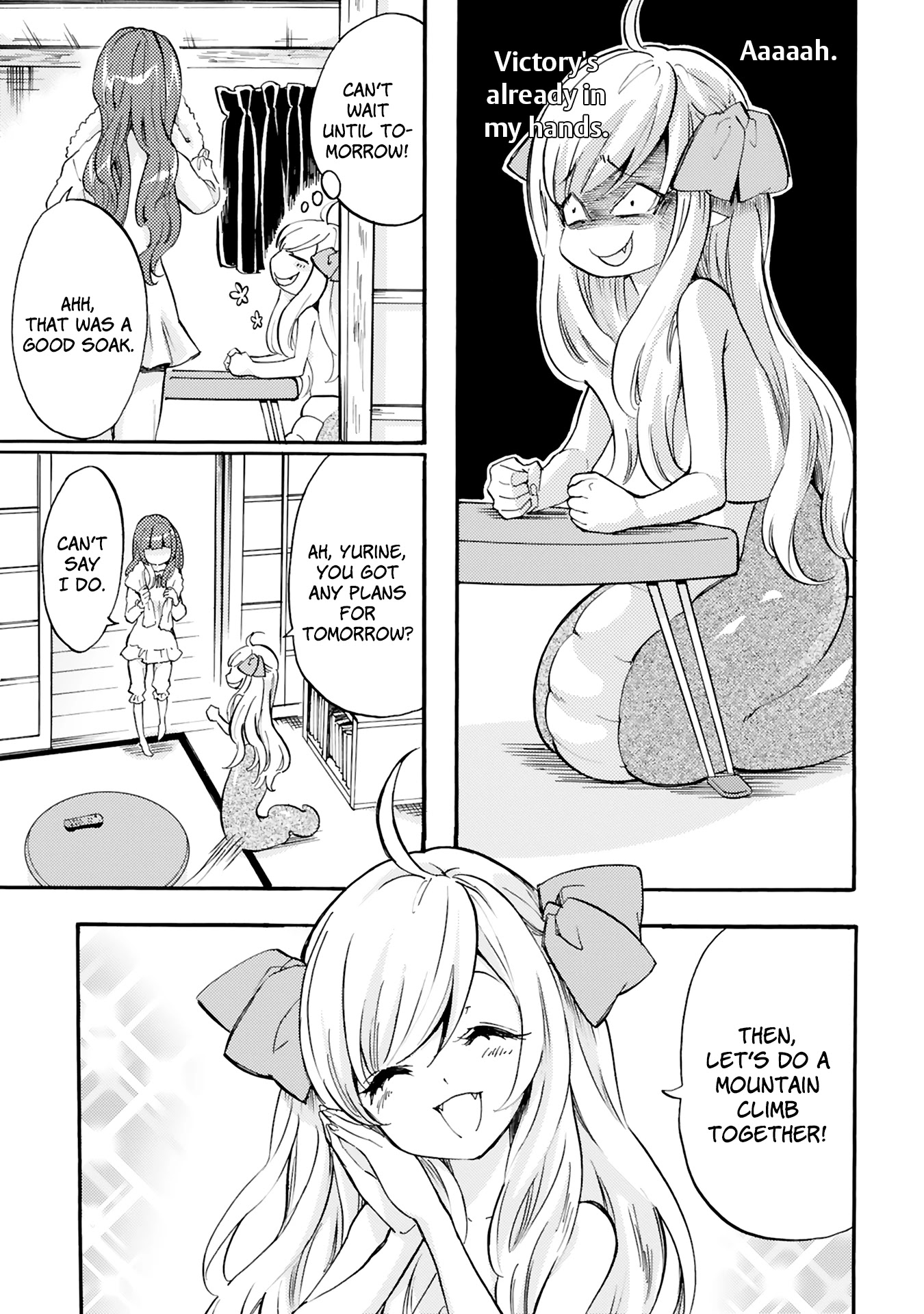 Jashin-chan Dropkick Chapter 28 page 7 - Chapter 28: Climber's High