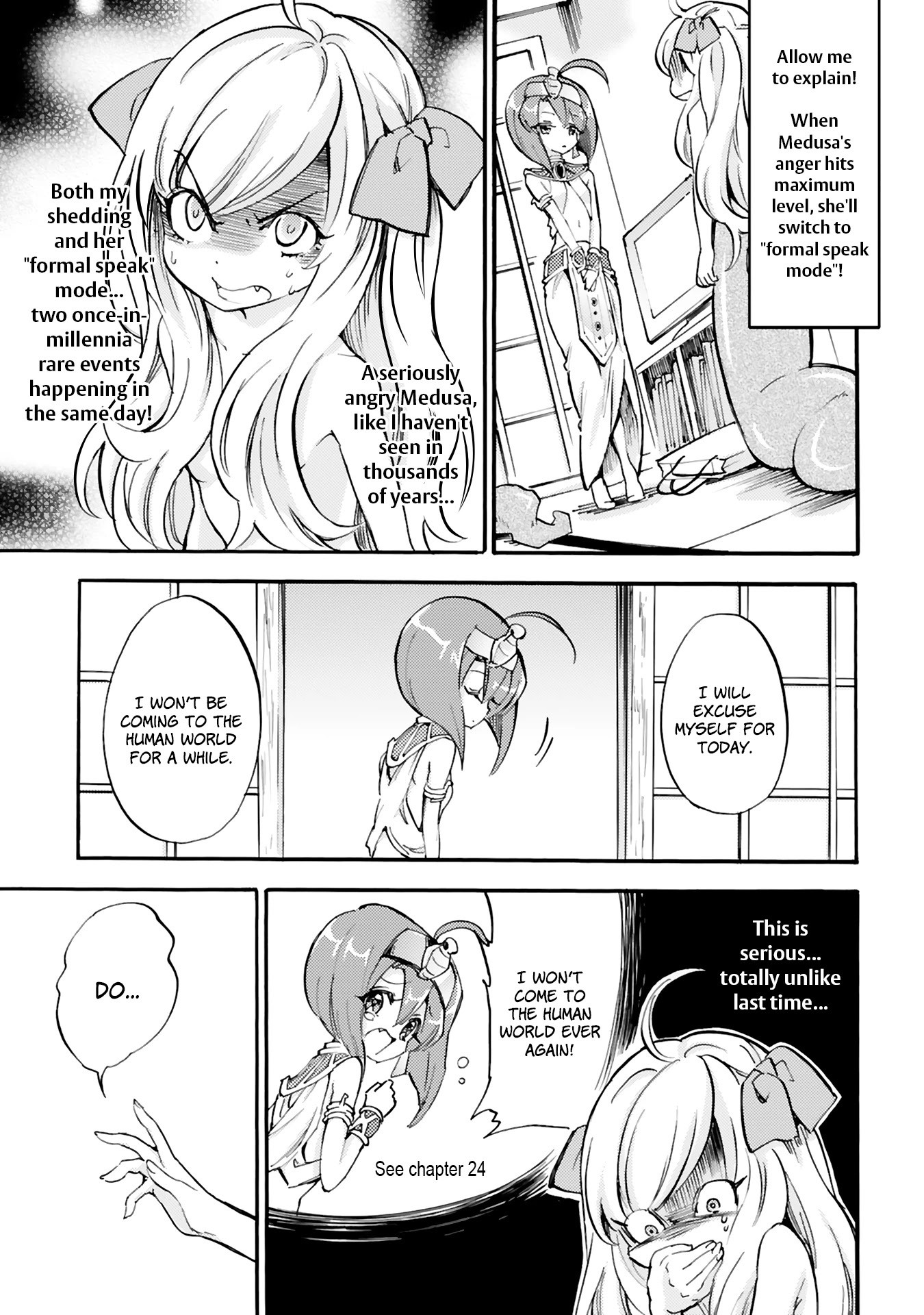 Jashin-chan Dropkick Chapter 29 page 7 - Chapter 29: Super Angry Medusa-chan