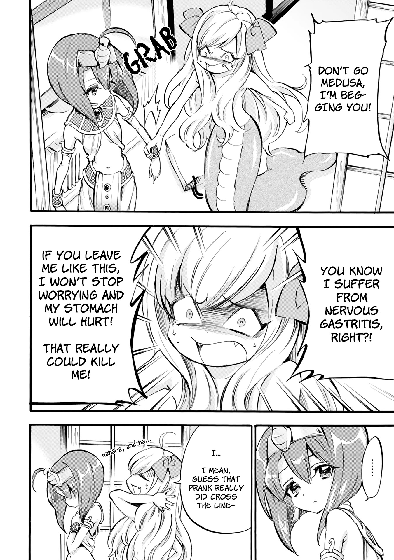Jashin-chan Dropkick Chapter 29 page 8 - Chapter 29: Super Angry Medusa-chan