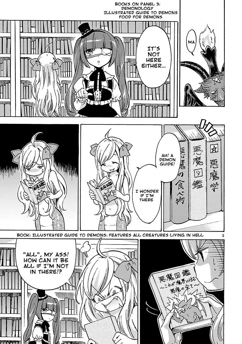 Jashin-chan Dropkick Chapter 3 page 4 - Chapter 3: Searching for the Lost Book