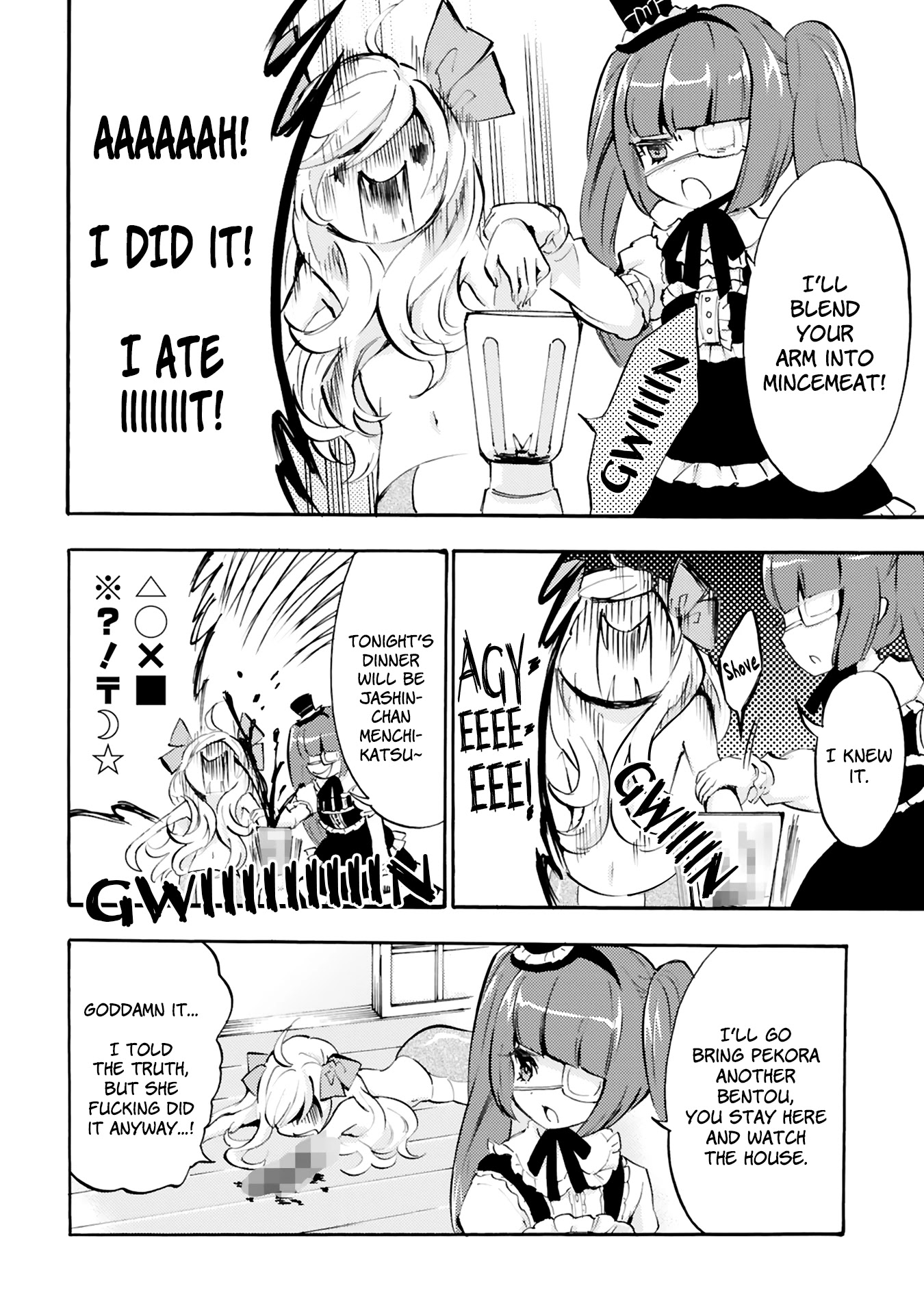 Jashin-chan Dropkick Chapter 30 page 10 - Chapter 30: I Want Menchikatsu