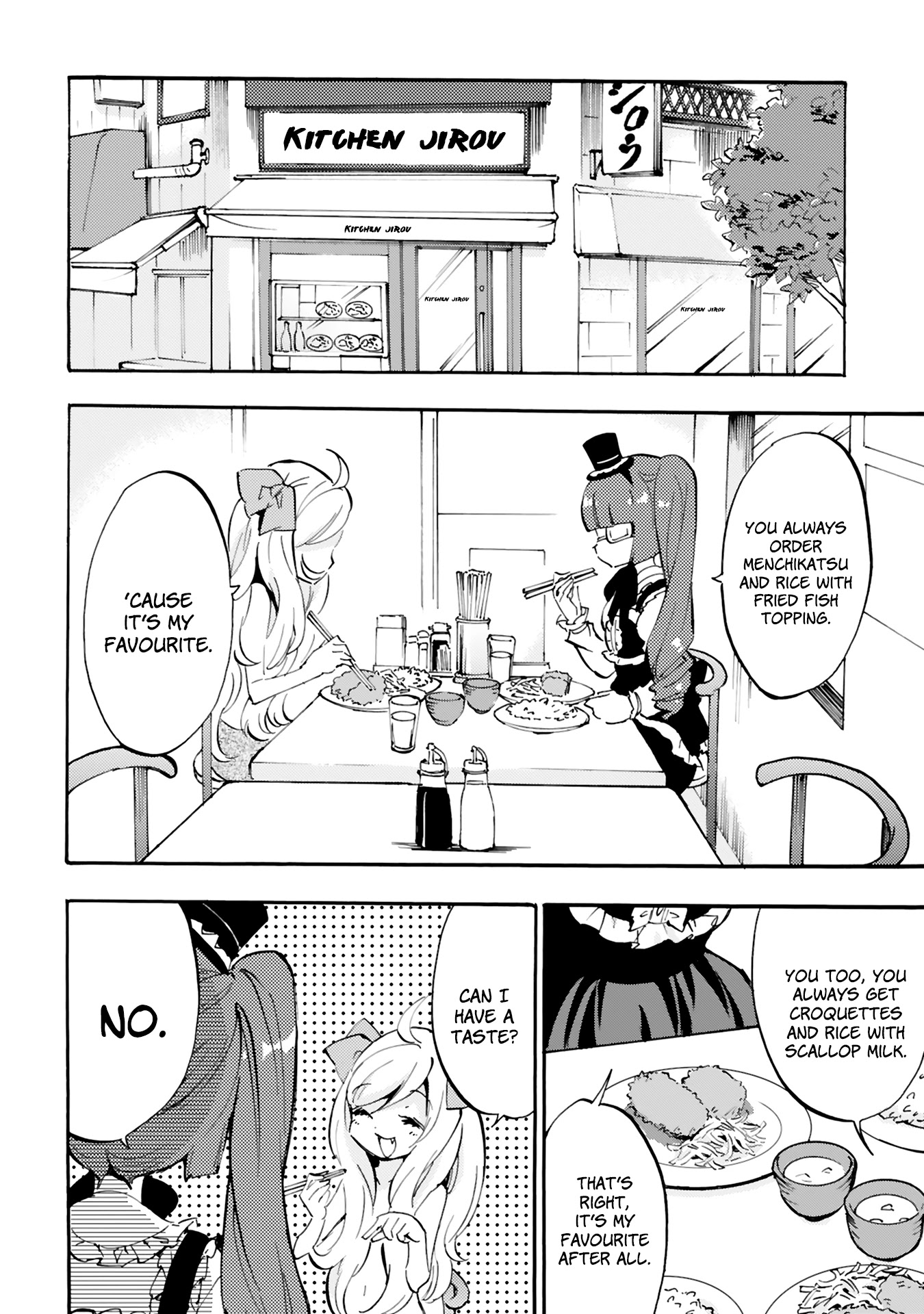 Jashin-chan Dropkick Chapter 30 page 2 - Chapter 30: I Want Menchikatsu