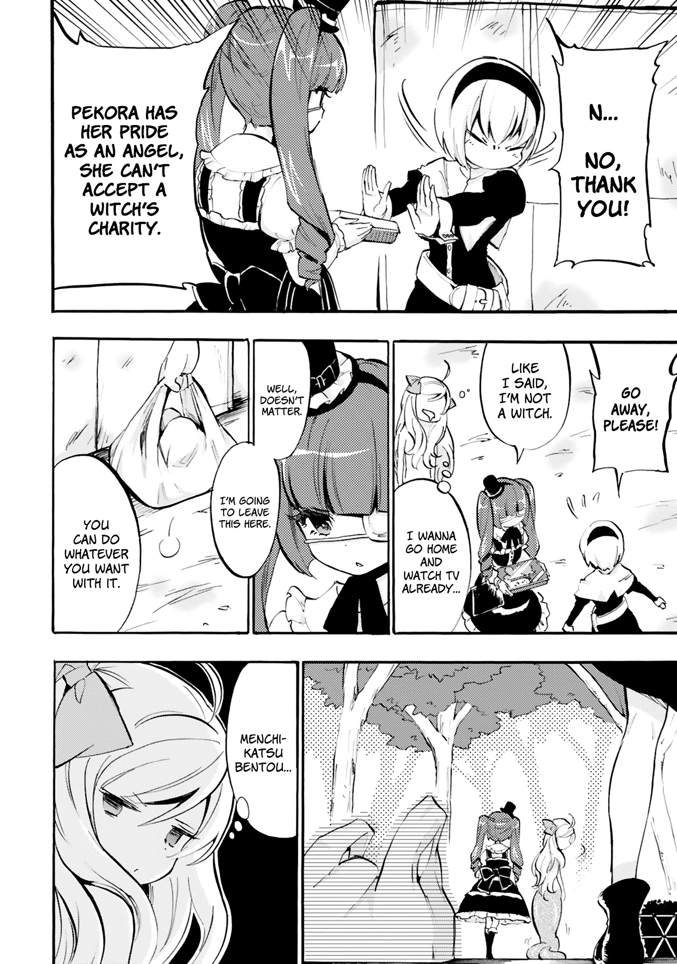 Jashin-chan Dropkick Chapter 30 page 6 - Chapter 30: I Want Menchikatsu