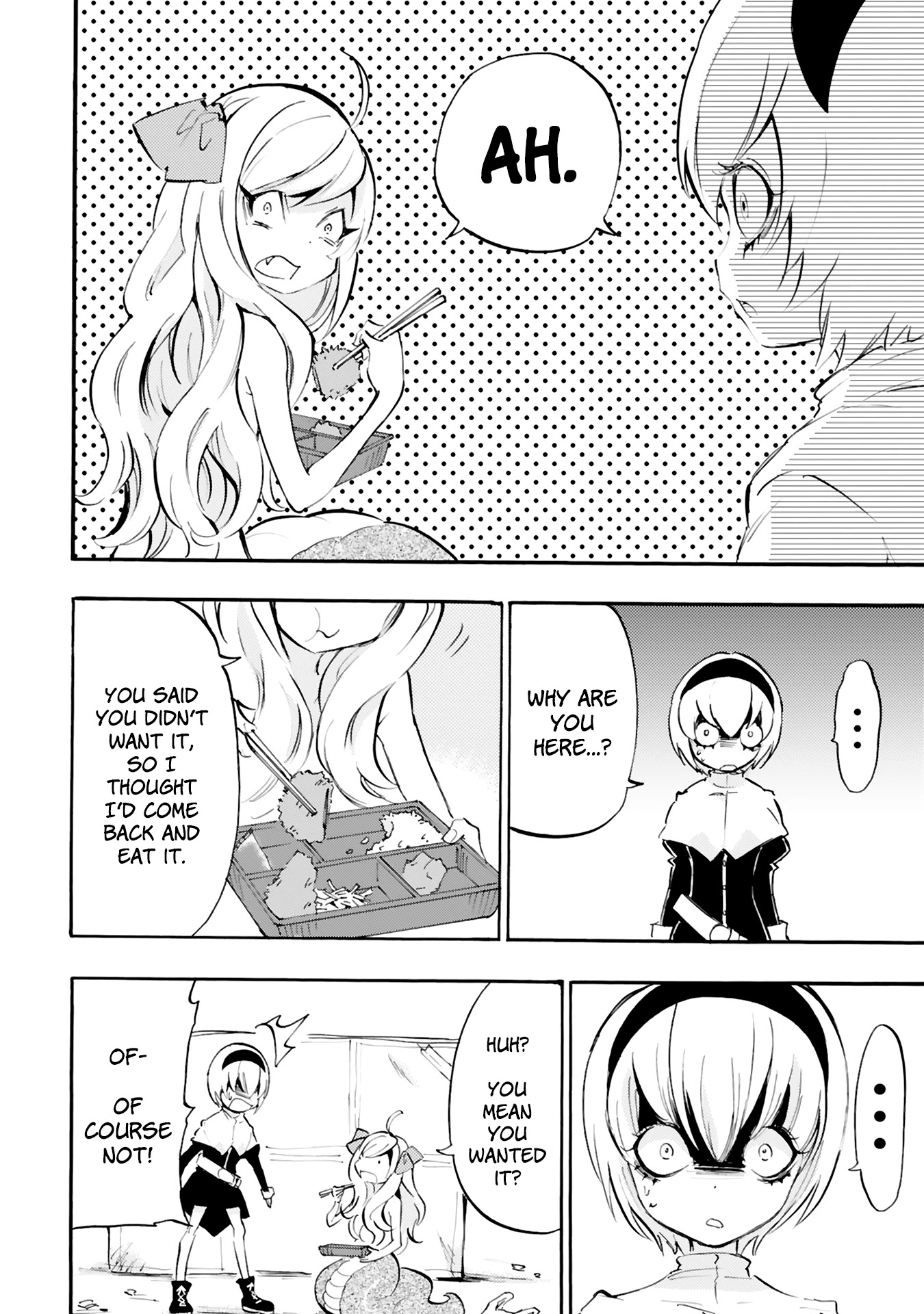 Jashin-chan Dropkick Chapter 30 page 8 - Chapter 30: I Want Menchikatsu