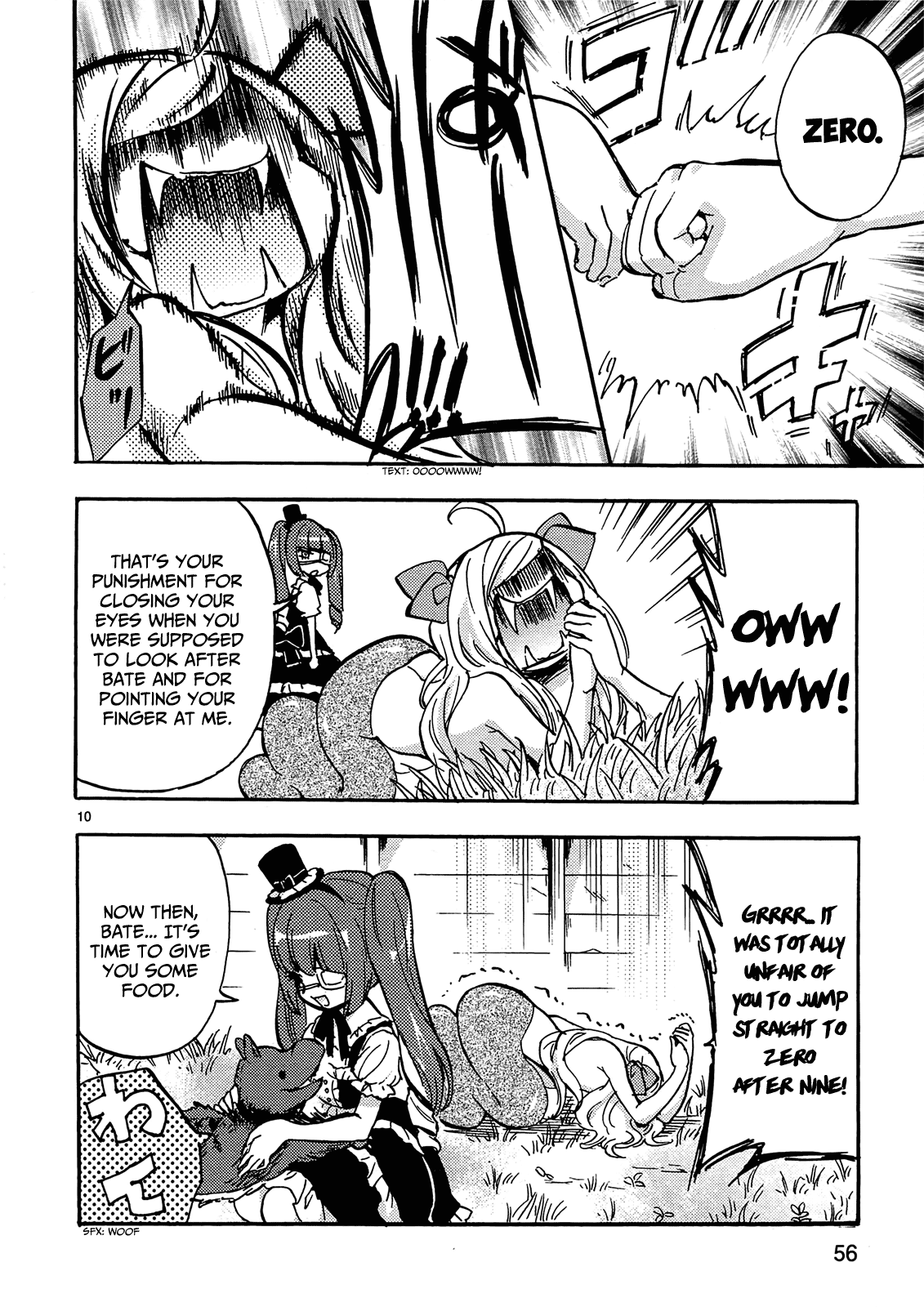 Jashin-chan Dropkick Chapter 31 page 10 - Chapter 31: Taking Bate on a Walk