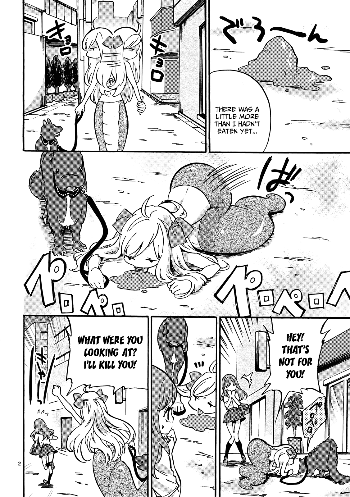 Jashin-chan Dropkick Chapter 31 page 2 - Chapter 31: Taking Bate on a Walk