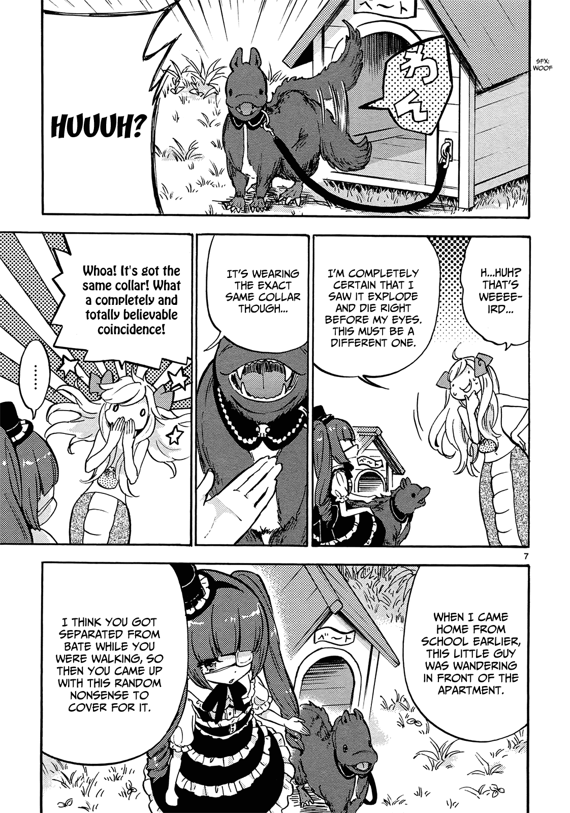 Jashin-chan Dropkick Chapter 31 page 7 - Chapter 31: Taking Bate on a Walk