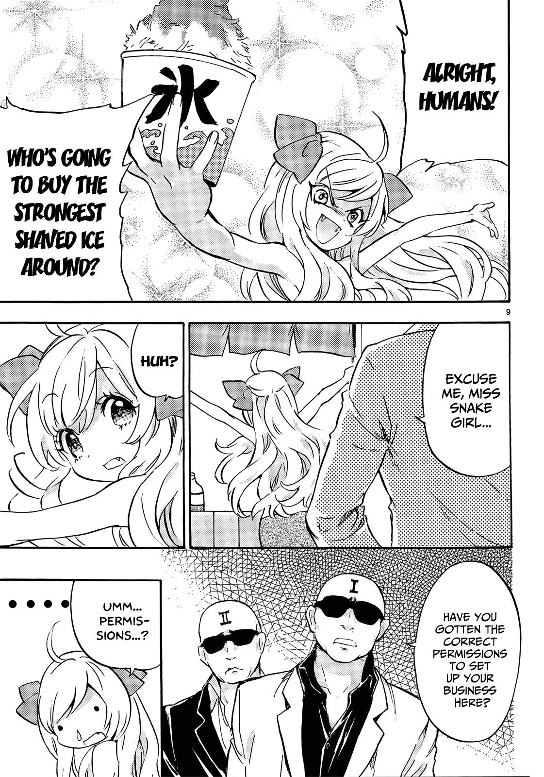 Jashin-chan Dropkick Chapter 32 page 9 - Chapter 32: Summer Monsters