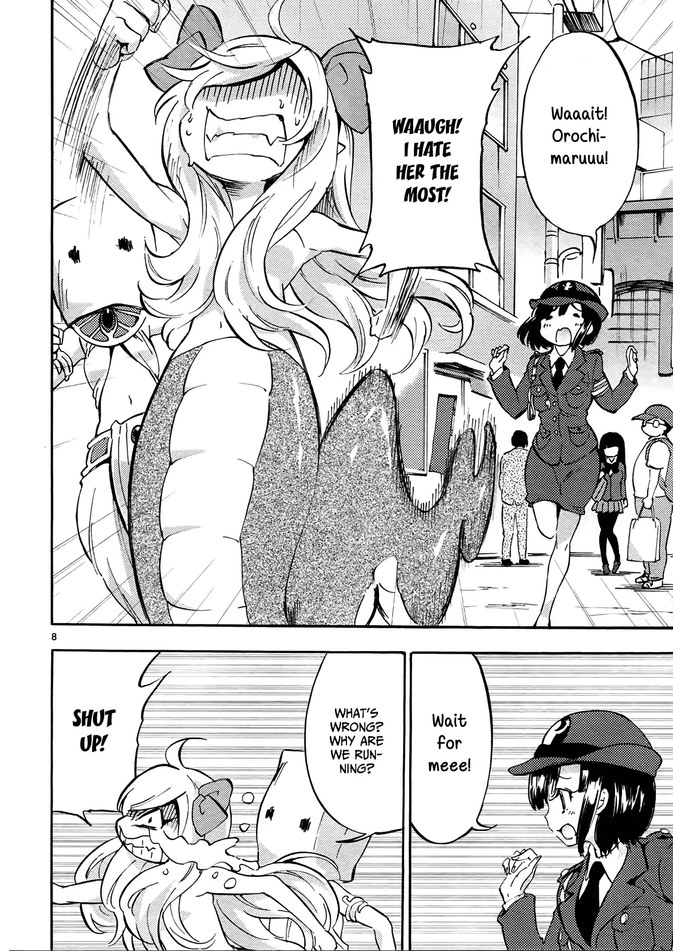 Jashin-chan Dropkick Chapter 34 page 8 - Chapter 34: Orochimaru is the Best