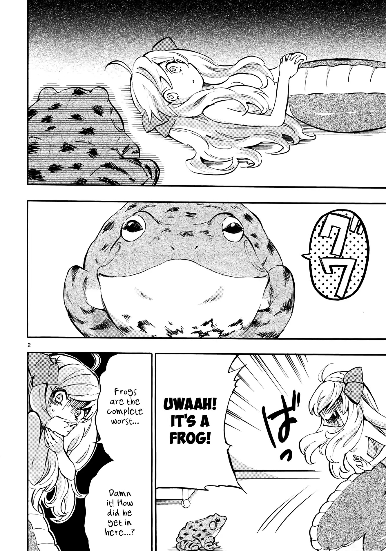 Jashin-chan Dropkick Chapter 35 page 2 - Chapter 35: The Frog Staring at Jyashin