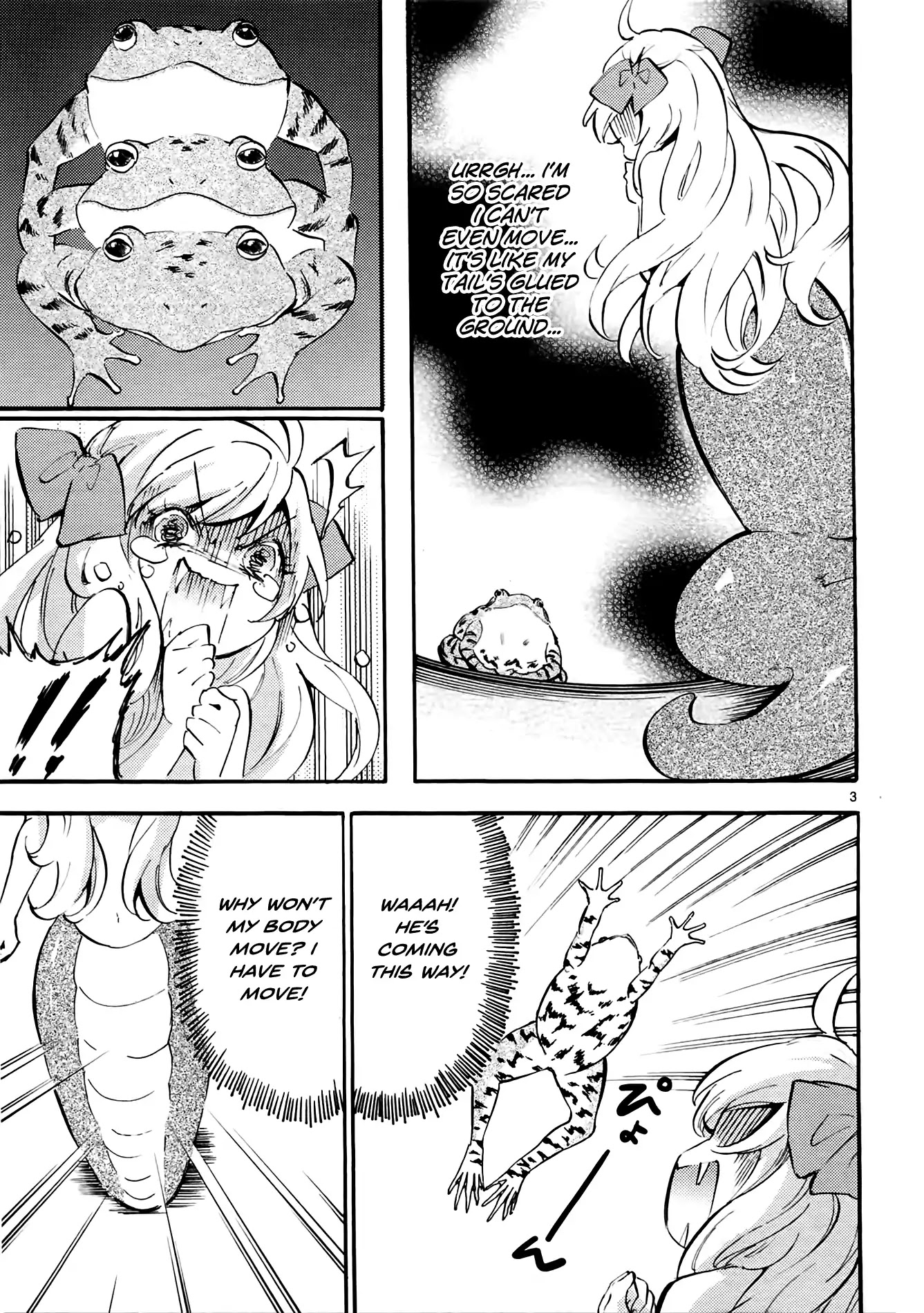 Jashin-chan Dropkick Chapter 35 page 3 - Chapter 35: The Frog Staring at Jyashin