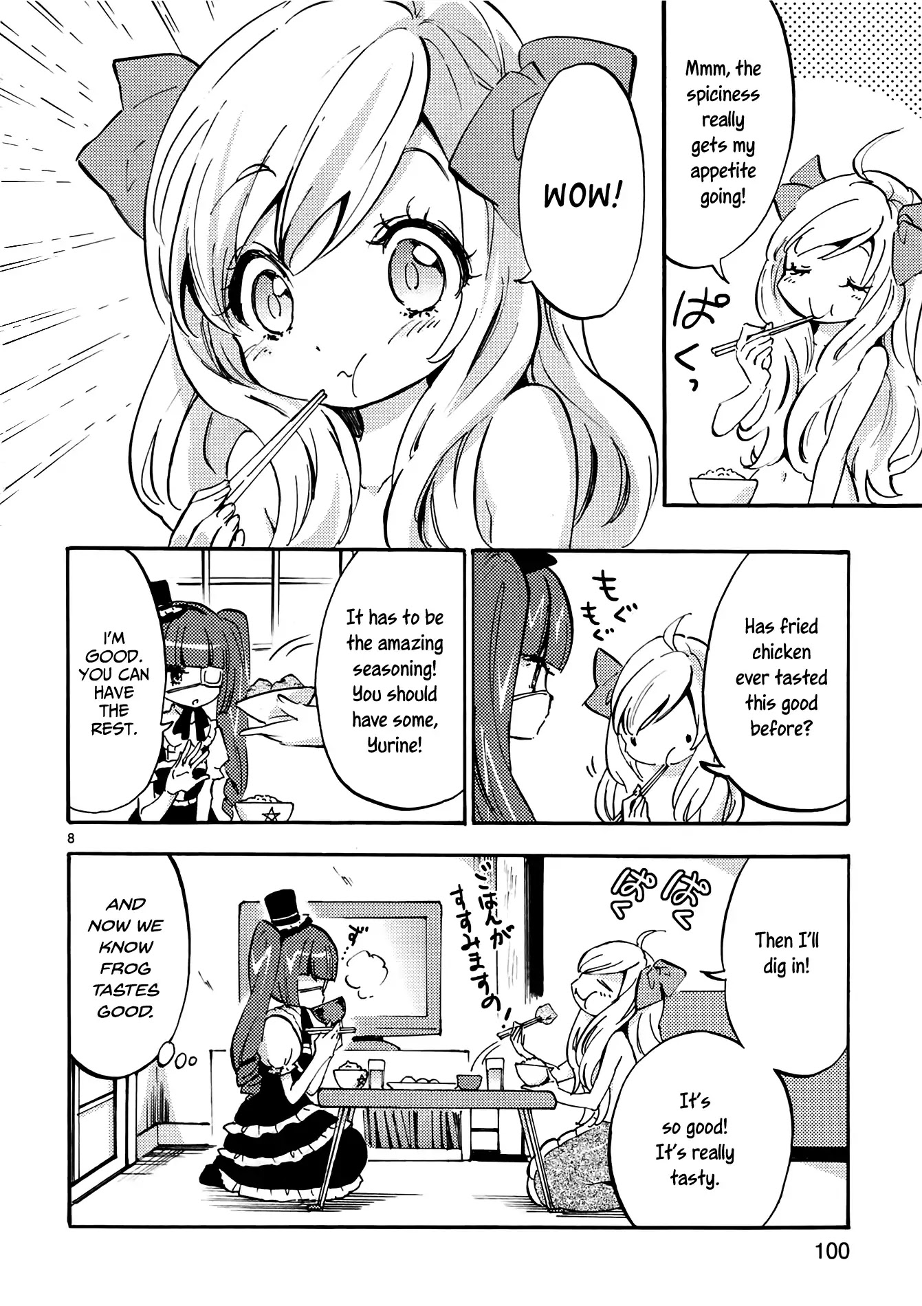 Jashin-chan Dropkick Chapter 35 page 8 - Chapter 35: The Frog Staring at Jyashin