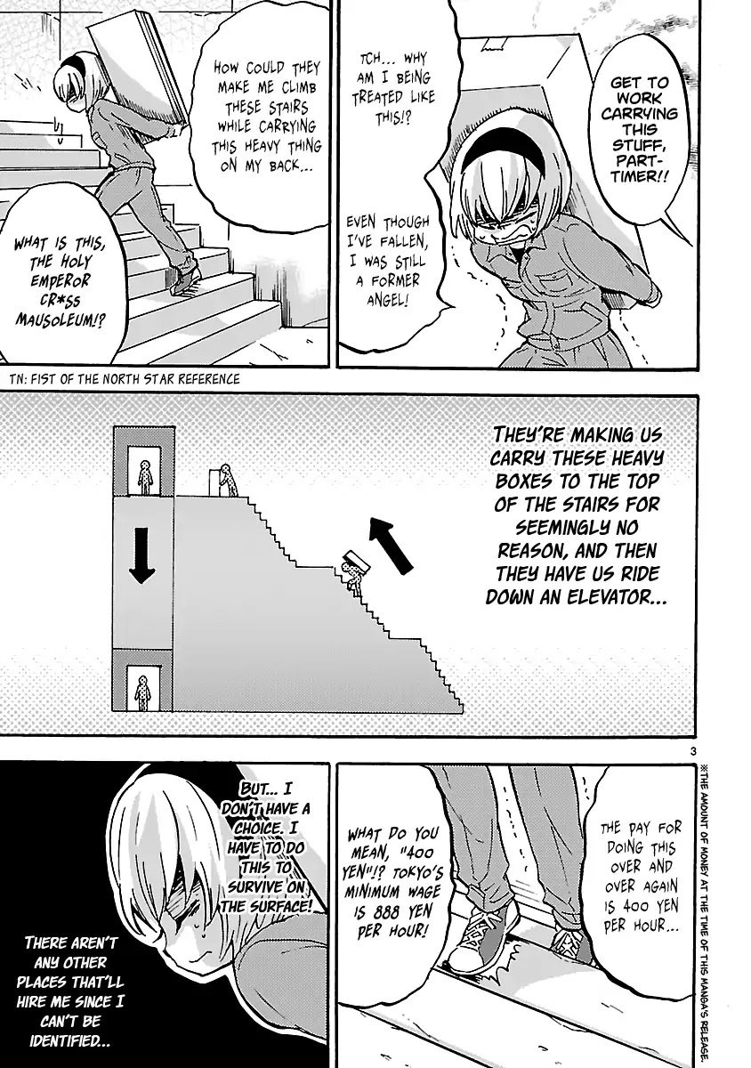 Jashin-chan Dropkick Chapter 37 page 4 - Chapter 37: Pekora Falls Down