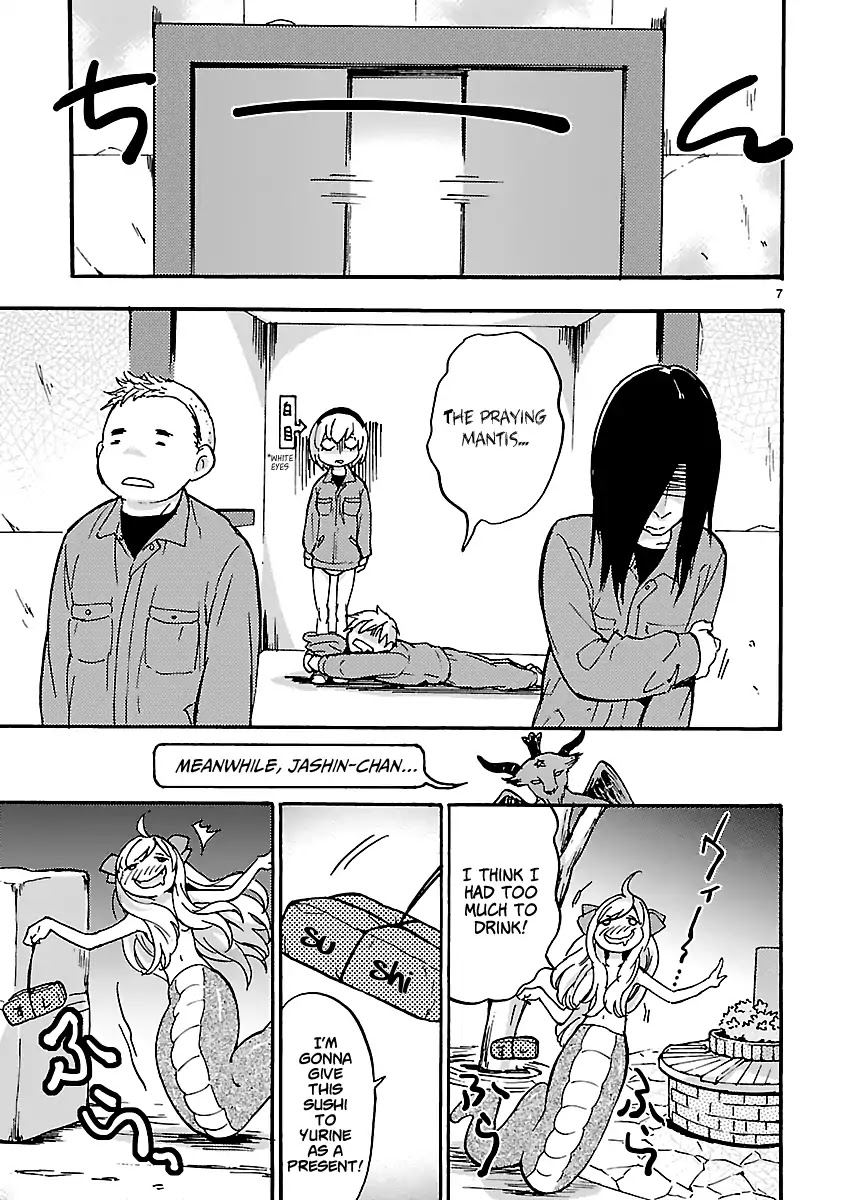 Jashin-chan Dropkick Chapter 37 page 8 - Chapter 37: Pekora Falls Down