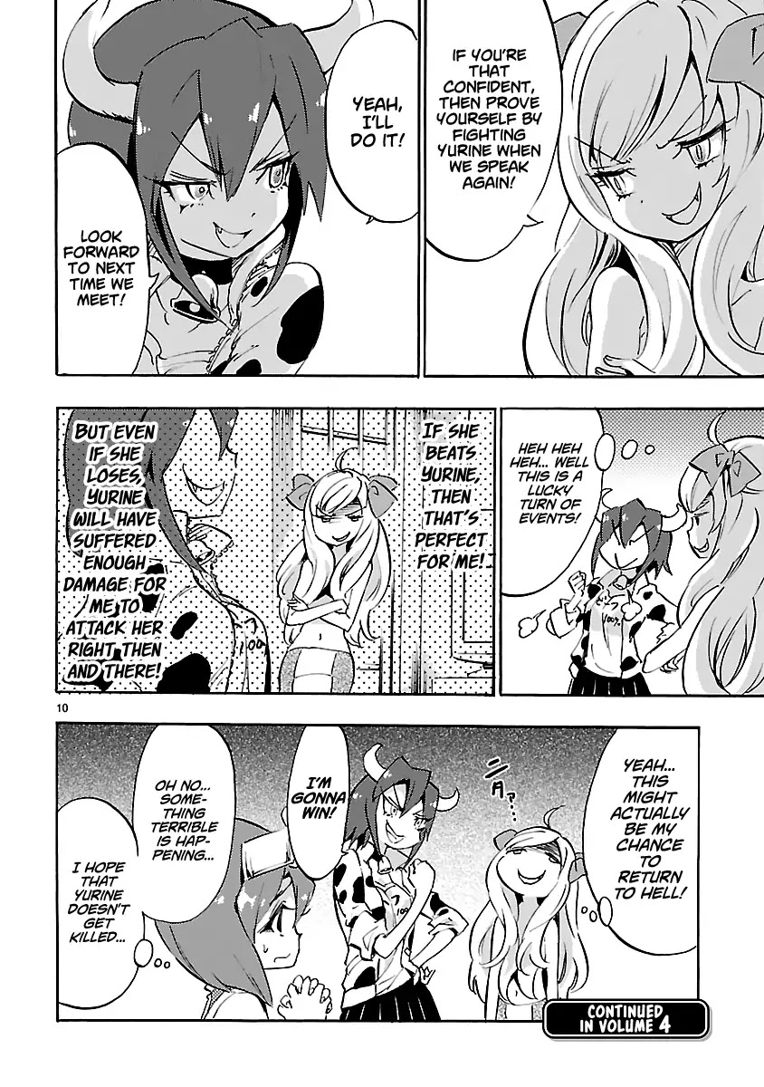 Jashin-chan Dropkick Chapter 38 page 11 - Chapter 38: A New Demon! Minos Appears!