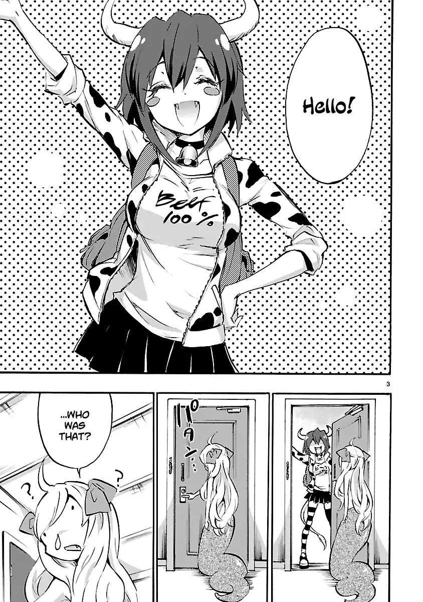 Jashin-chan Dropkick Chapter 38 page 4 - Chapter 38: A New Demon! Minos Appears!