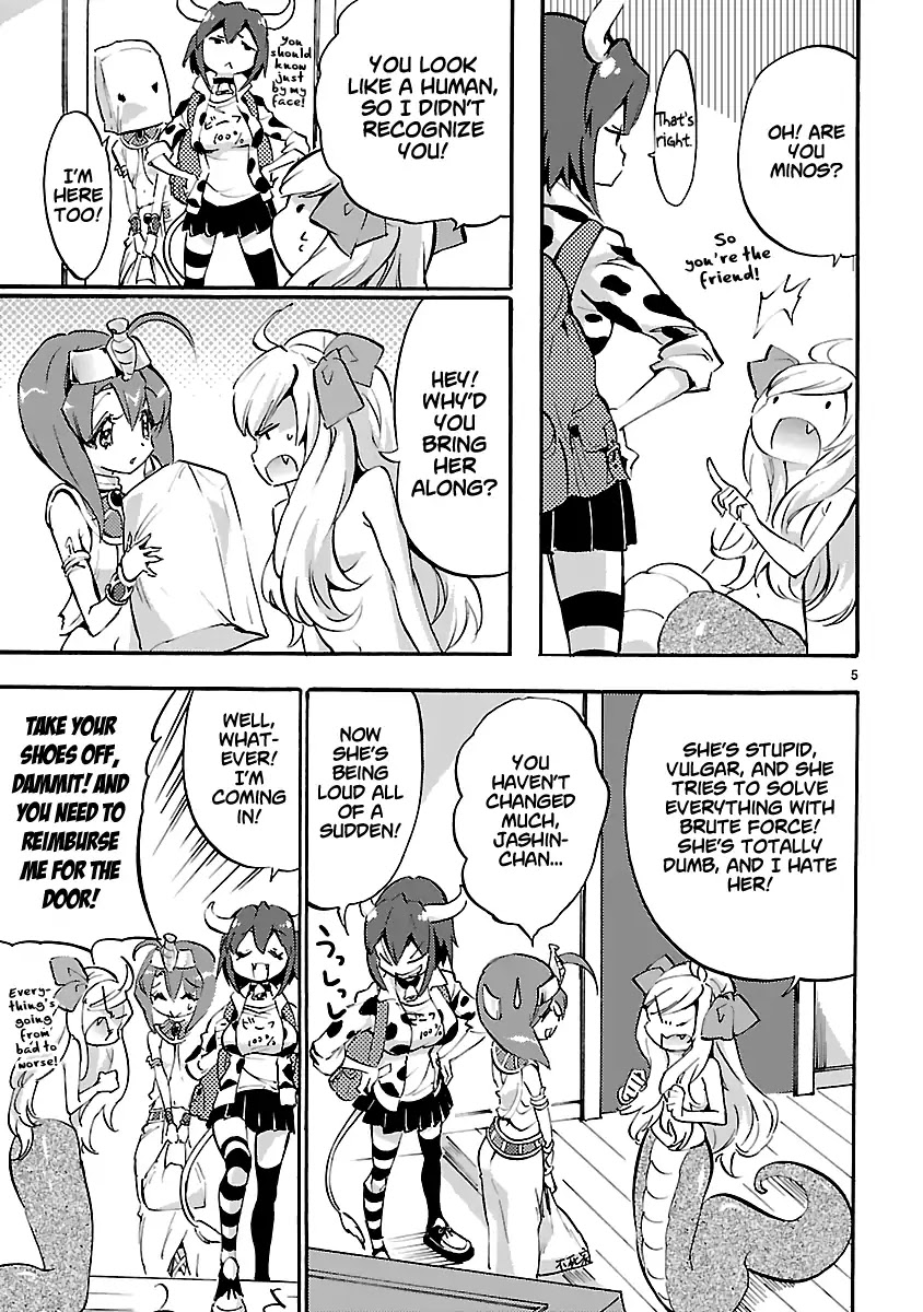 Jashin-chan Dropkick Chapter 38 page 6 - Chapter 38: A New Demon! Minos Appears!