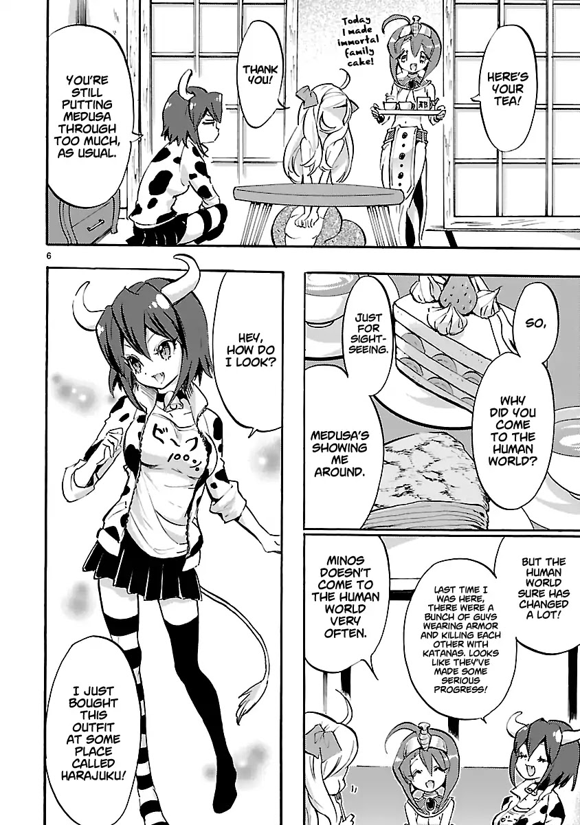 Jashin-chan Dropkick Chapter 38 page 7 - Chapter 38: A New Demon! Minos Appears!
