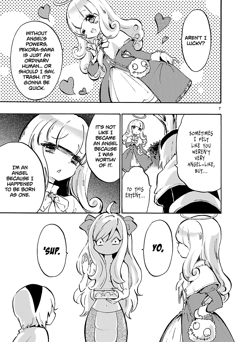 Jashin-chan Dropkick Chapter 41 page 7 - Chapter 41: Former Angel Apprentice, Poporon, Appears!