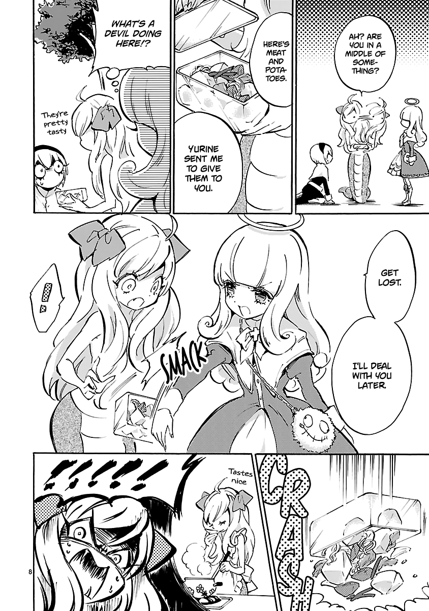 Jashin-chan Dropkick Chapter 41 page 8 - Chapter 41: Former Angel Apprentice, Poporon, Appears!