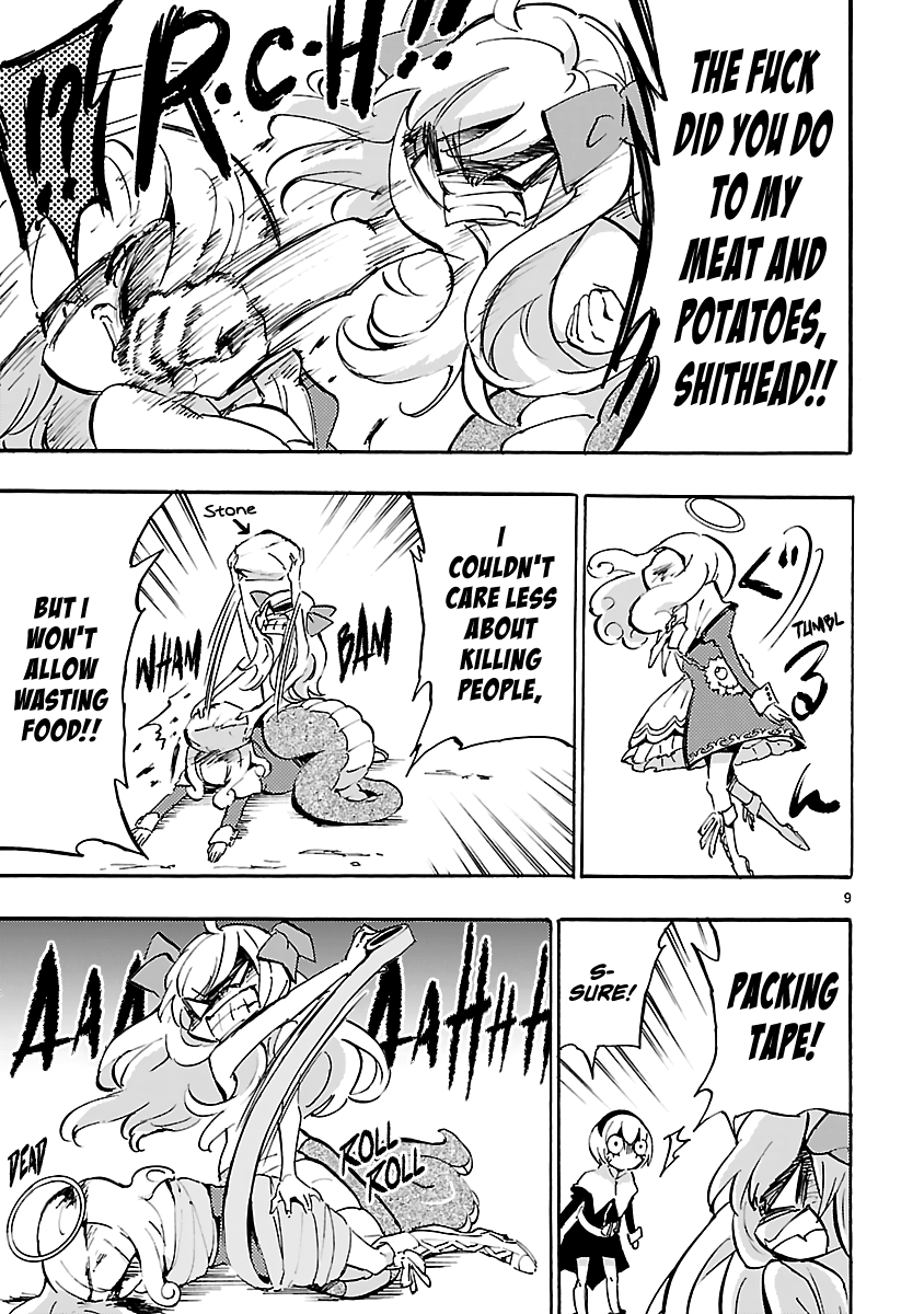 Jashin-chan Dropkick Chapter 41 page 9 - Chapter 41: Former Angel Apprentice, Poporon, Appears!