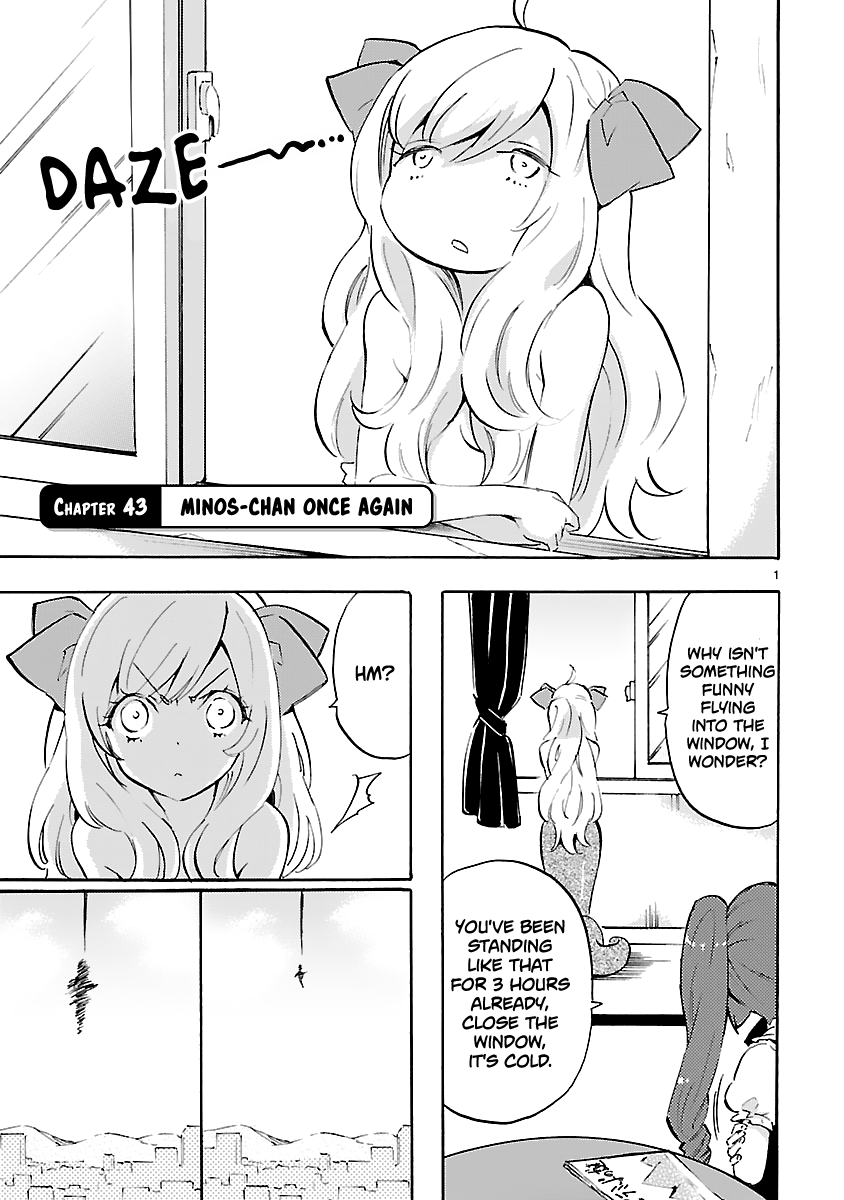 Jashin-chan Dropkick Chapter 43 page 1 - Chapter 43: Minos-chan Once Again