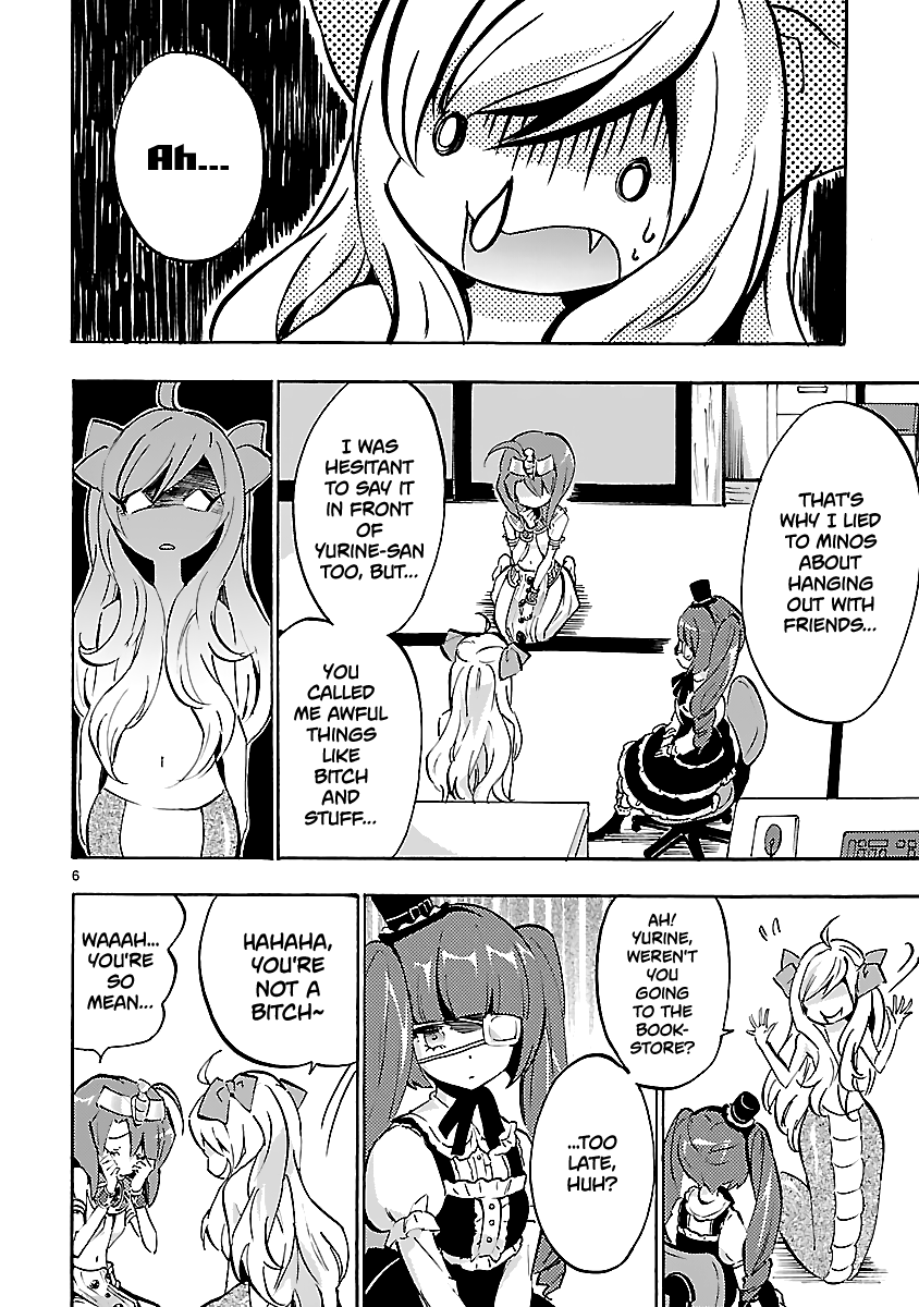 Jashin-chan Dropkick Chapter 44 page 6 - Chapter 44: "I'm Not Crying"
