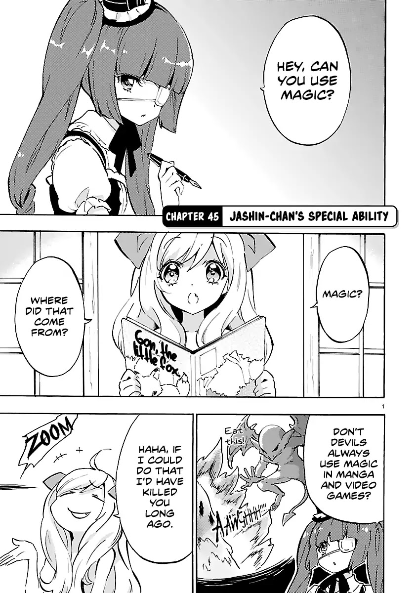 Jashin-chan Dropkick Chapter 45 page 1 - Chapter 45: Jashin-chan's Special Ability