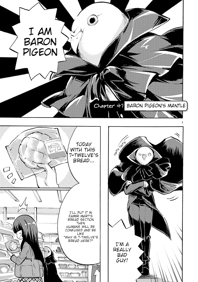 Jashin-chan Dropkick Chapter 47 page 1 - Chapter 47: Baron Pigeon's Cape