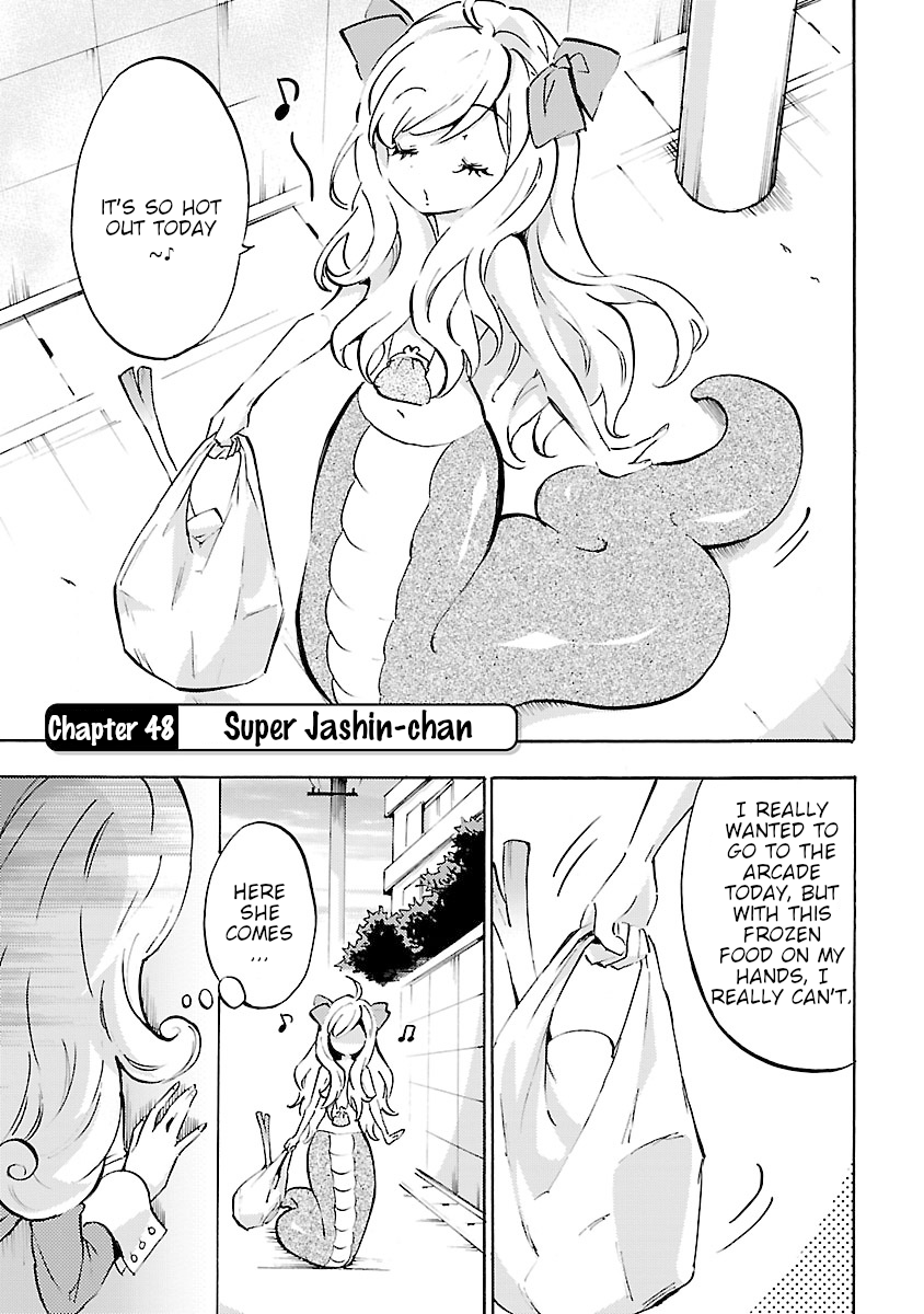 Jashin-chan Dropkick Chapter 48 page 1 - Chapter 48: Super Jashin-chan