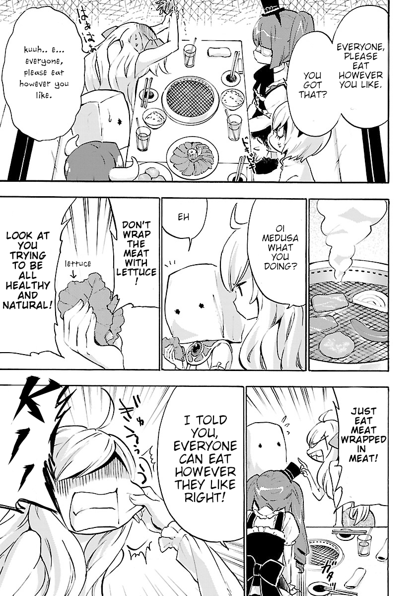 Jashin-chan Dropkick Chapter 49 page 5 - Chapter 49: 100% Grilled Beef