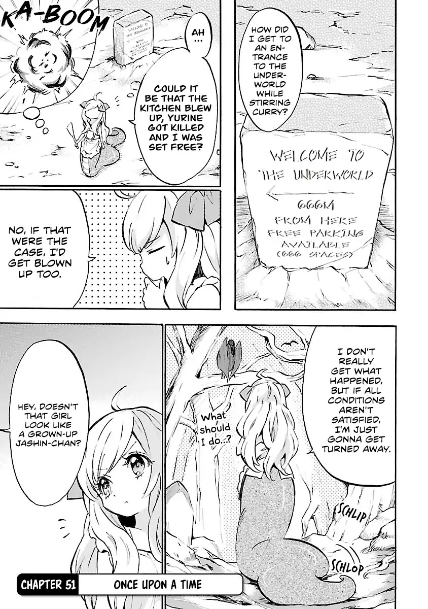 Jashin-chan Dropkick Chapter 51 page 1 - Chapter 51: Once Upon a Time
