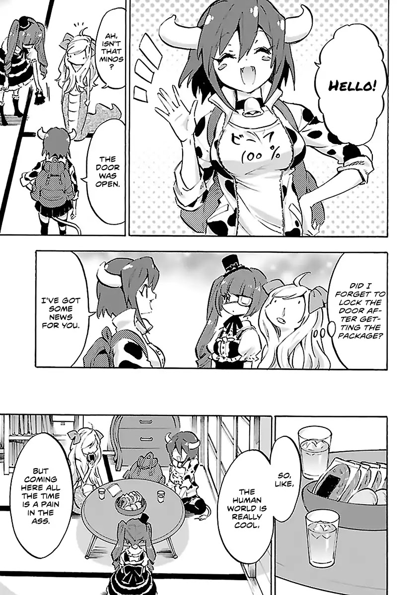 Jashin-chan Dropkick Chapter 53 page 5 - Chapter 53: Titan Gloves