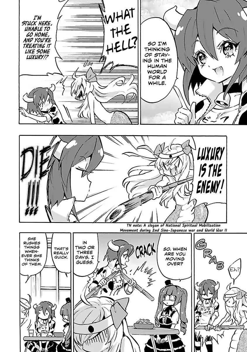 Jashin-chan Dropkick Chapter 53 page 6 - Chapter 53: Titan Gloves