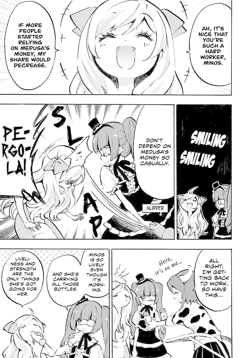 Jashin-chan Dropkick Chapter 54 page 3 - Chapter 54: He Who Does Not Work...