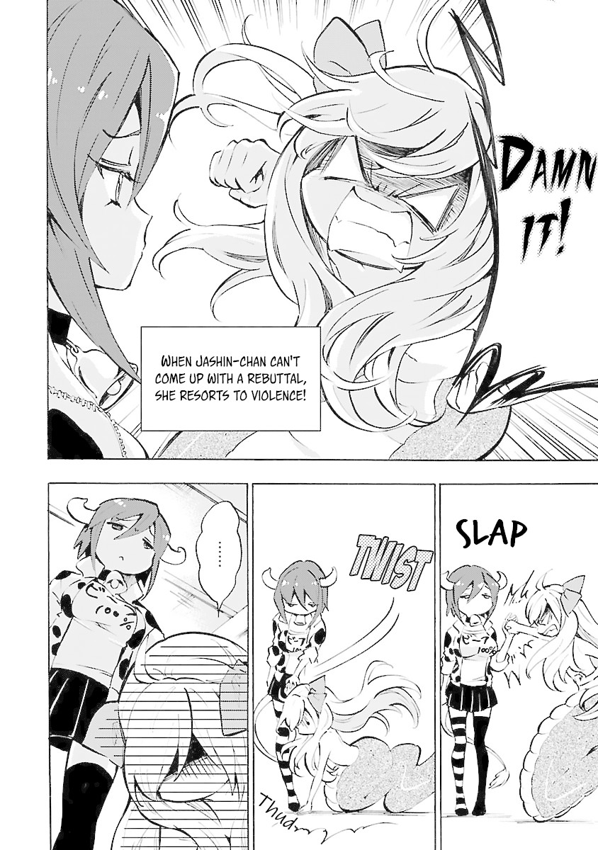 Jashin-chan Dropkick Chapter 54 page 6 - Chapter 54: He Who Does Not Work...