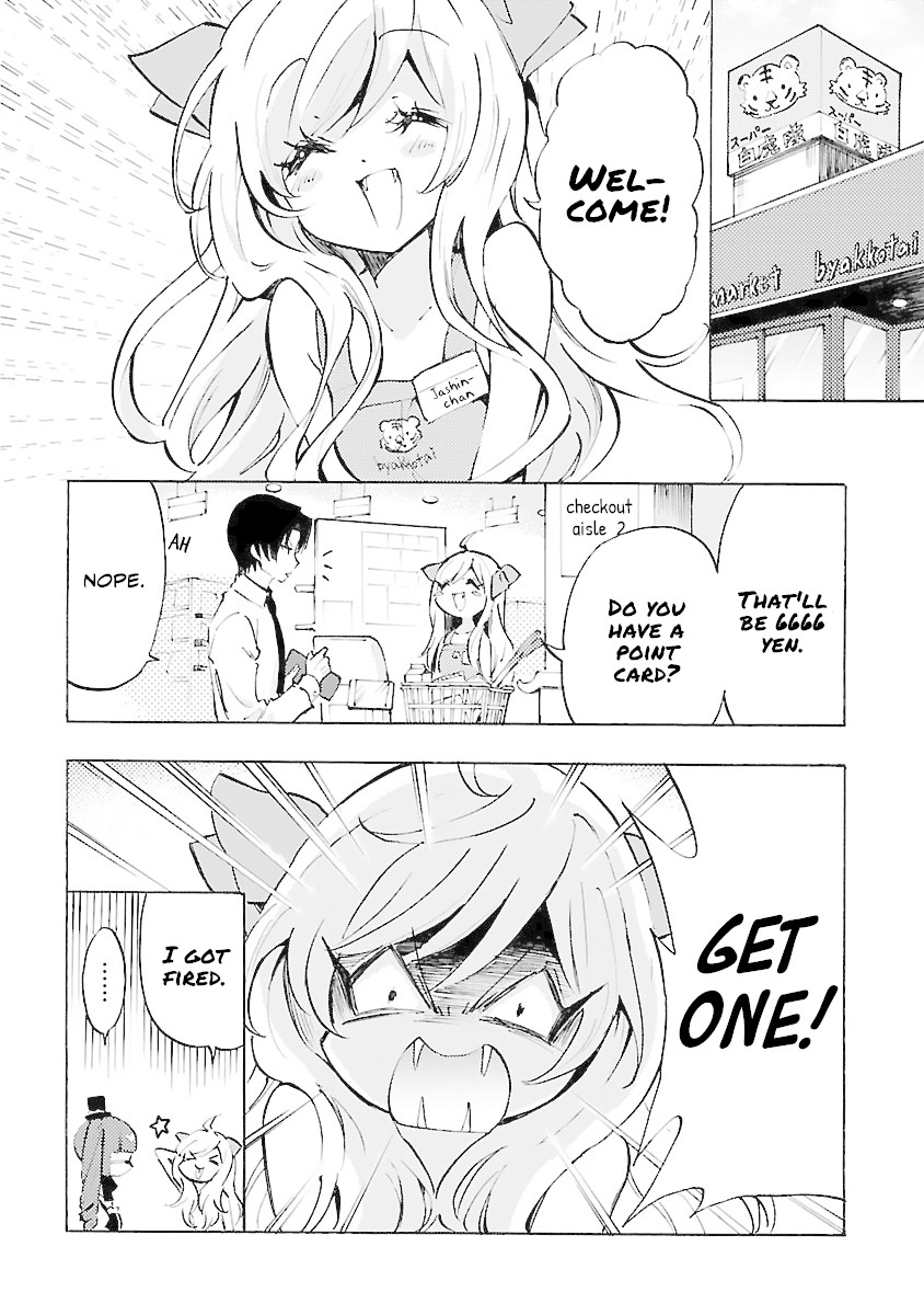 Jashin-chan Dropkick Chapter 54 page 8 - Chapter 54: He Who Does Not Work...