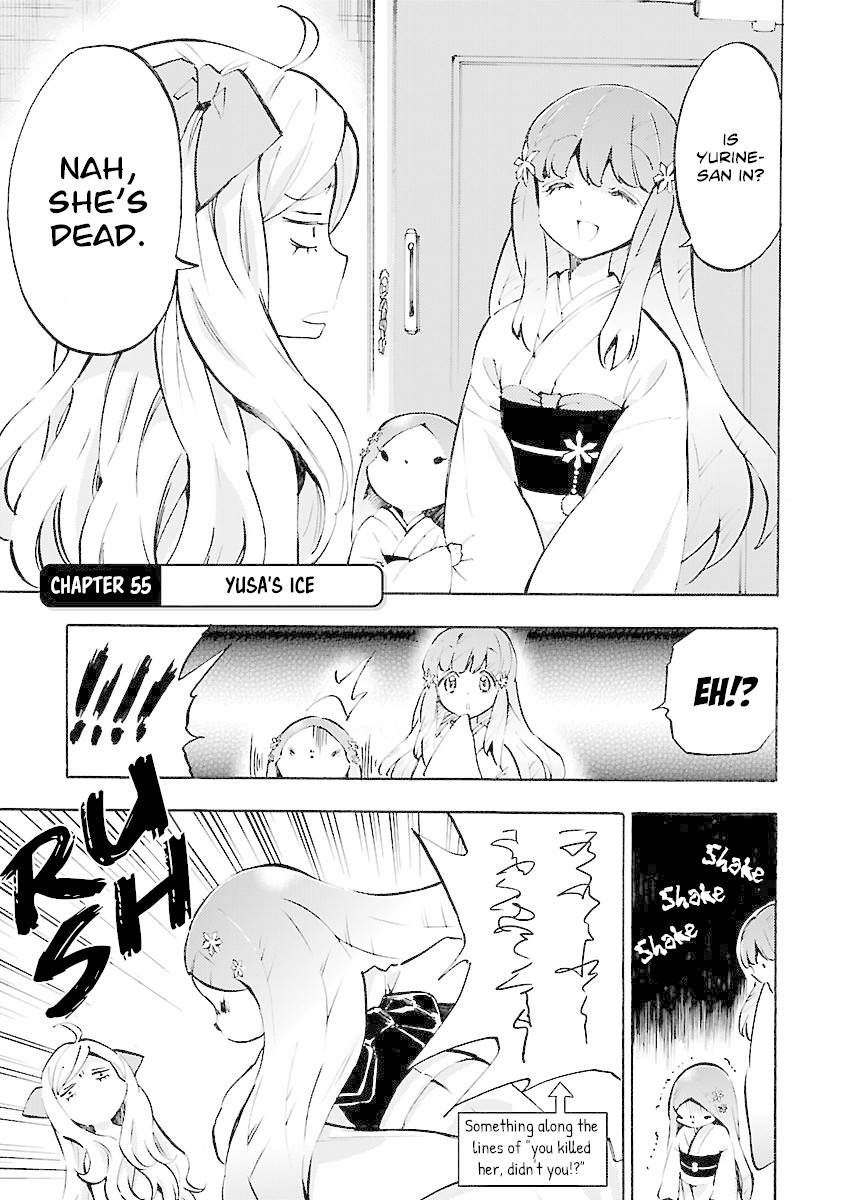 Jashin-chan Dropkick Chapter 55 page 1 - Chapter 55: Yusa's Ice