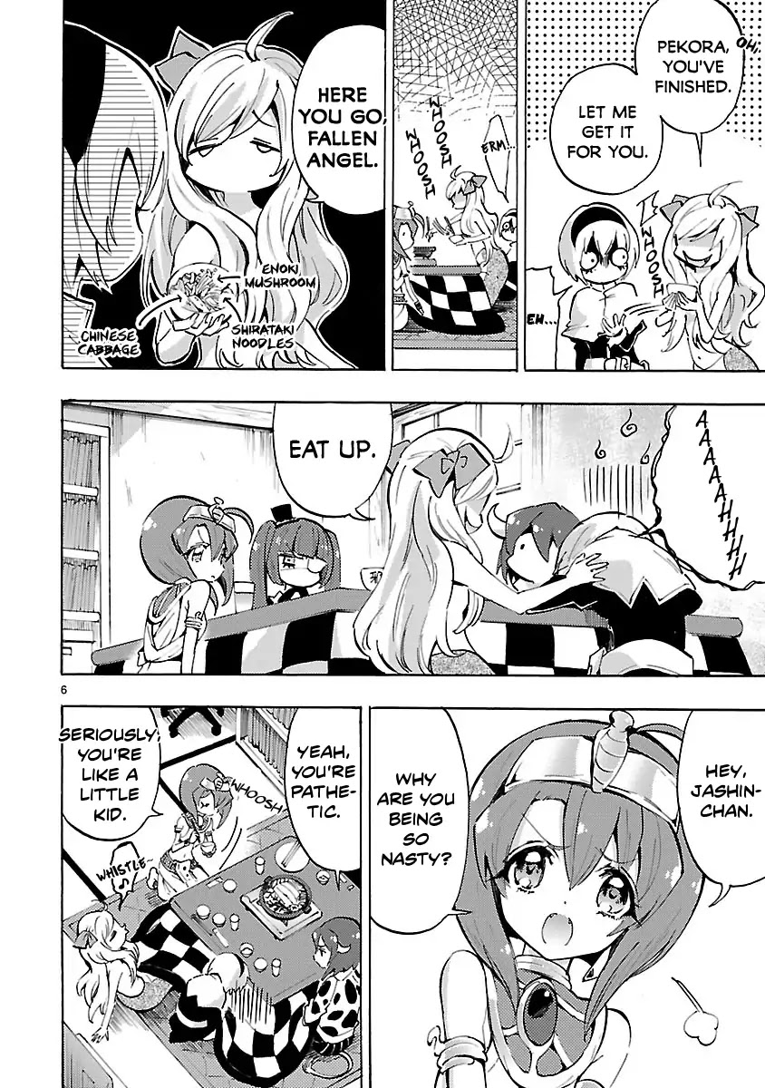 Jashin-chan Dropkick Chapter 59 page 6 - Chapter 59: Fun Meal