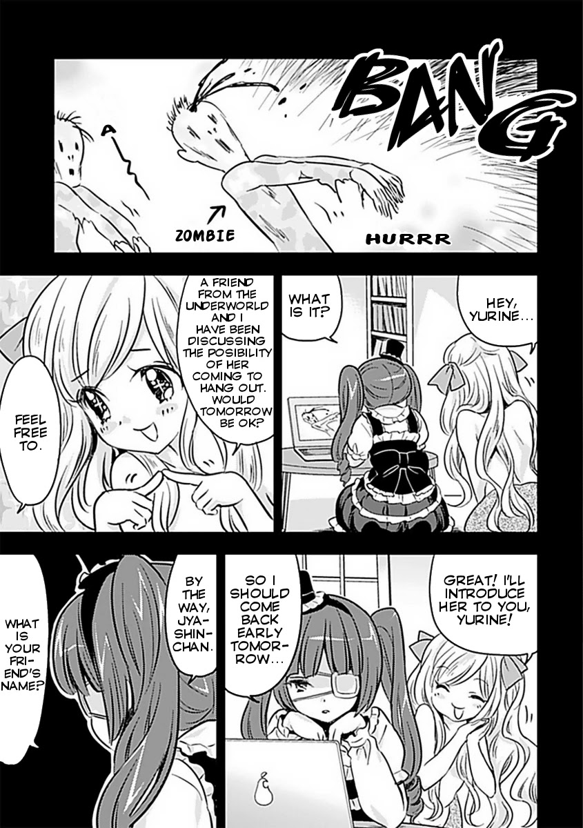 Jashin-chan Dropkick Chapter 6 page 3 - Chapter 6: Jyashin-chan's Millennia