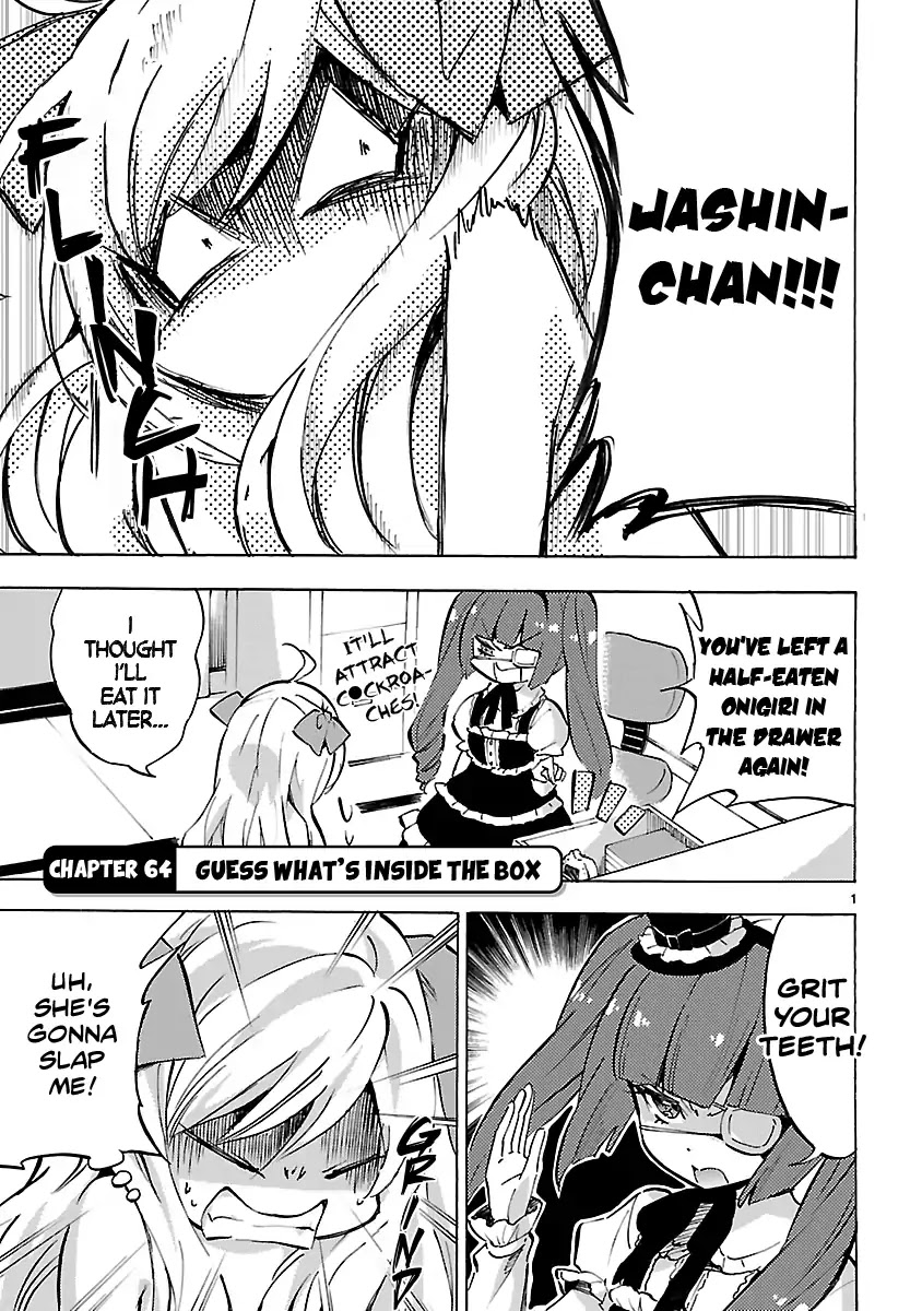 Jashin-chan Dropkick Chapter 64 page 1 - Chapter 64: Guess What's Inside the Box
