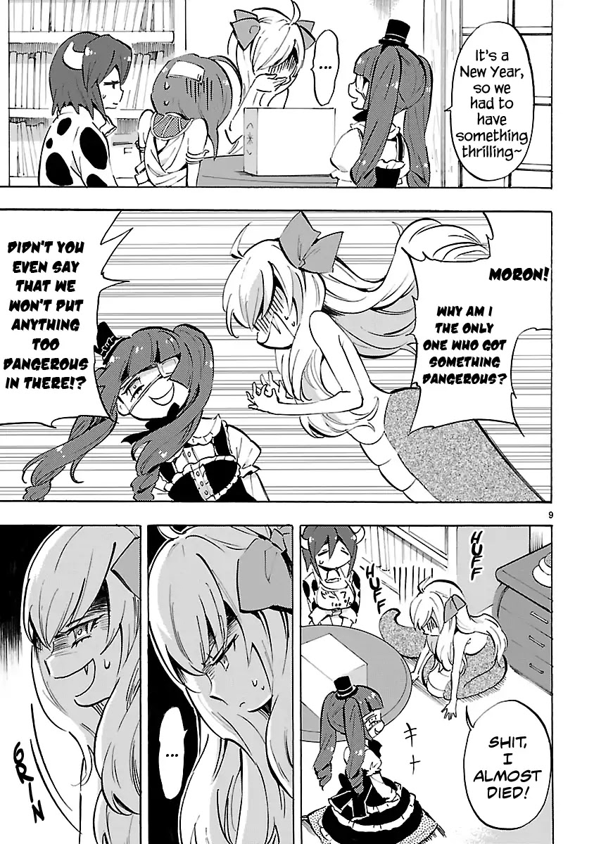 Jashin-chan Dropkick Chapter 64 page 9 - Chapter 64: Guess What's Inside the Box