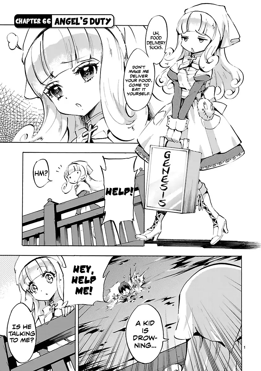 Jashin-chan Dropkick Chapter 66 page 1 - Chapter 66: Angel's Duty