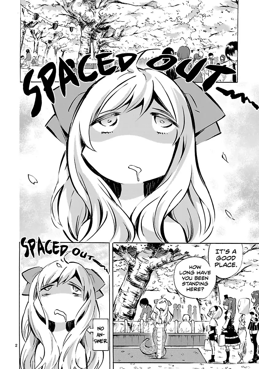 Jashin-chan Dropkick Chapter 69 page 2 - Chapter 69: Flowers and Outsider