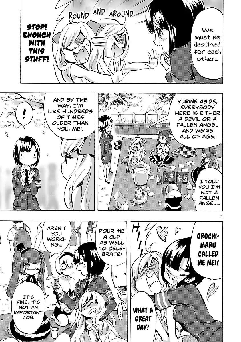 Jashin-chan Dropkick Chapter 69 page 5 - Chapter 69: Flowers and Outsider