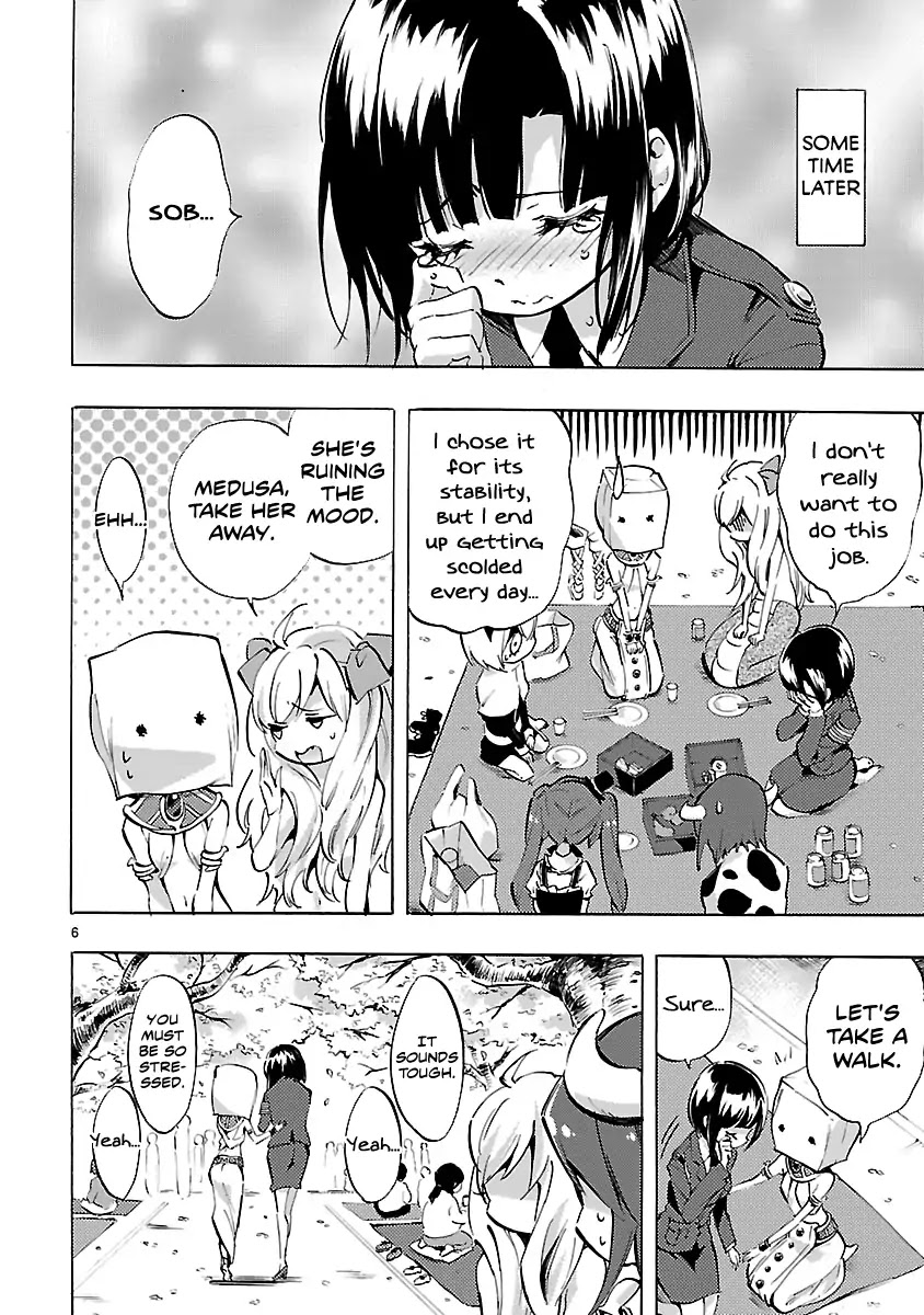 Jashin-chan Dropkick Chapter 69 page 6 - Chapter 69: Flowers and Outsider