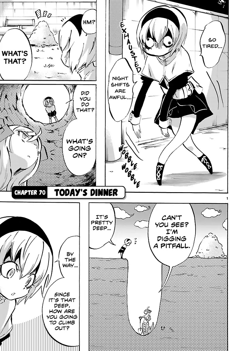 Jashin-chan Dropkick Chapter 70 page 1 - Chapter 70: Today's Dinner