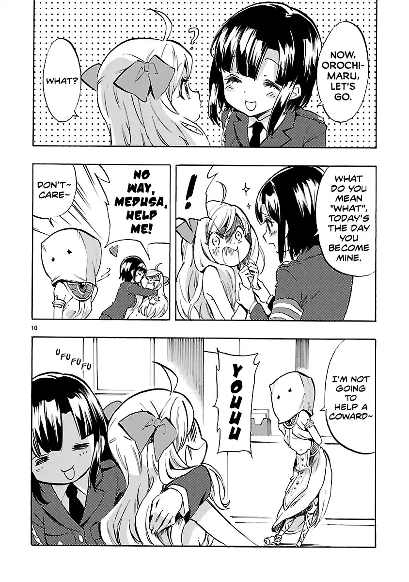 Jashin-chan Dropkick Chapter 71 page 10 - Chapter 71: Jashin-chan, Bank Robber